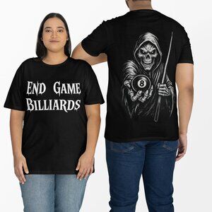 End Game Billiards – Grim Hustler 8 Ball Tee Black